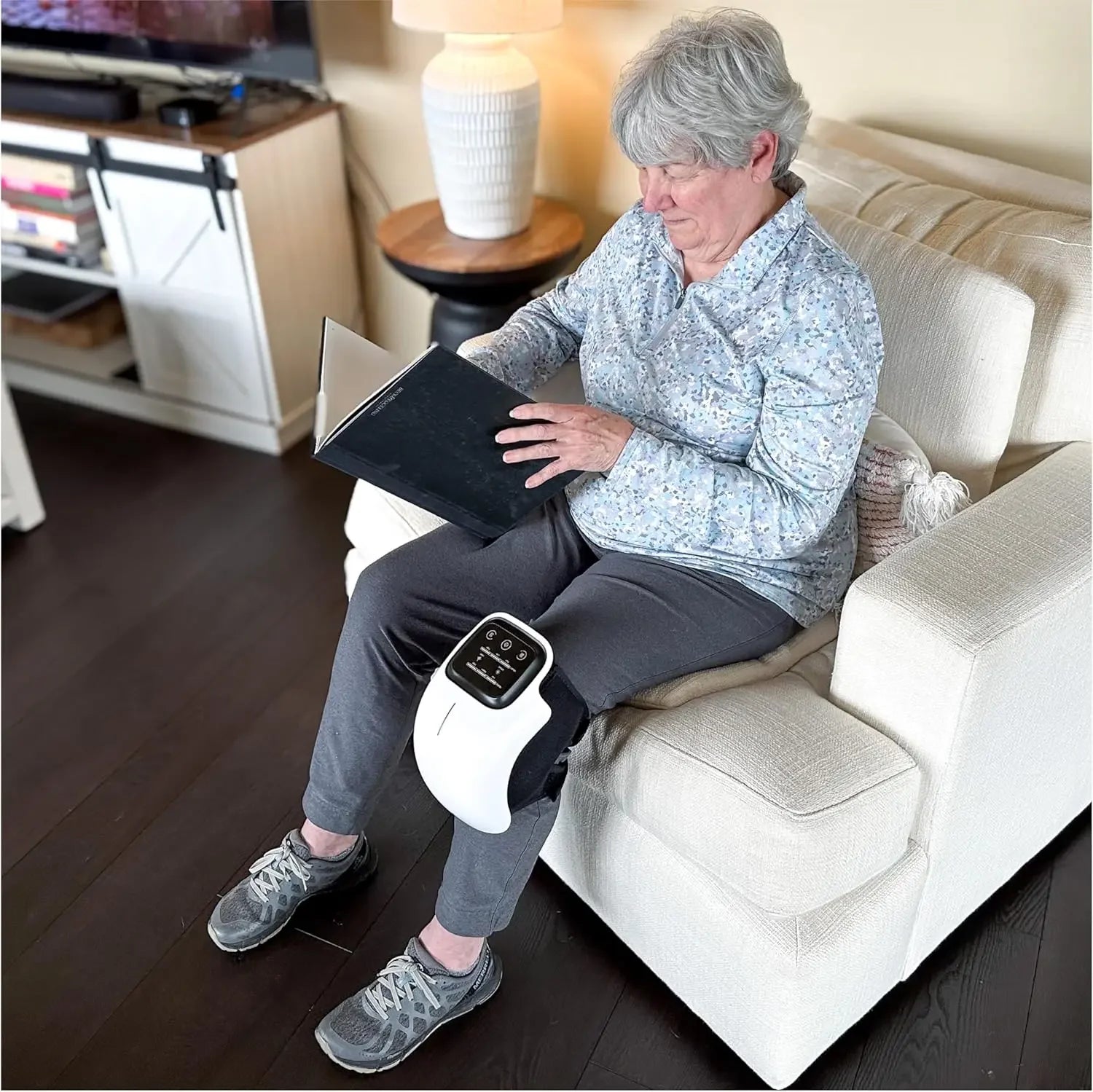 Revolutionary 3-in-1 Portable Knee Massager for Ultimate Muscle Relaxation – Perfect for Elbows and Shoulders, Ideal for Family and Friends